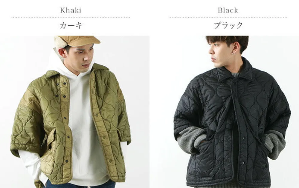 REMI RELIEF Jackets^/ Military Ripstop Short Sleeve Quilted Shirt Jacket