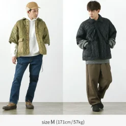 REMI RELIEF Jackets^/ Military Ripstop Short Sleeve Quilted Shirt Jacket