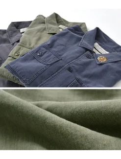 REMI RELIEF Jackets^/ Military Shirt (Flower Studded)