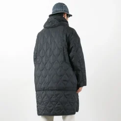 REMI RELIEF Coats^/ Nylon Rip Gourd Quilted Coat Hoodie