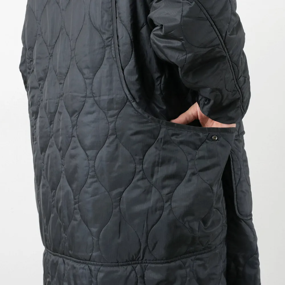 REMI RELIEF Coats^/ Nylon Rip Gourd Quilted Coat Hoodie