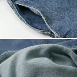 REMI RELIEF Jackets^/ 14OZ DENIM 1st JKT (repaired) blue