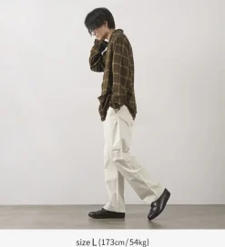 REMI RELIEF Shirts^/ Rayon Plaid Shirt