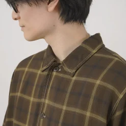 REMI RELIEF Shirts^/ Rayon Plaid Shirt