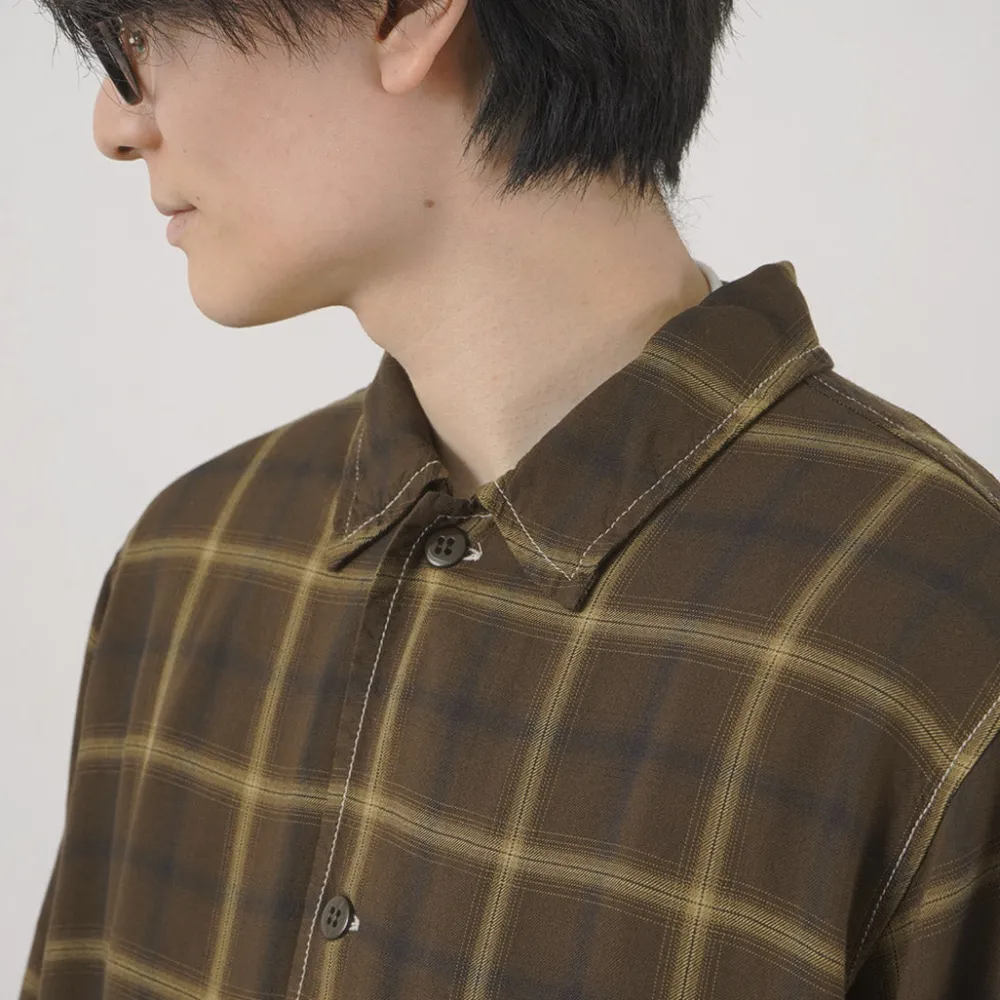 REMI RELIEF Shirts^/ Rayon Plaid Shirt