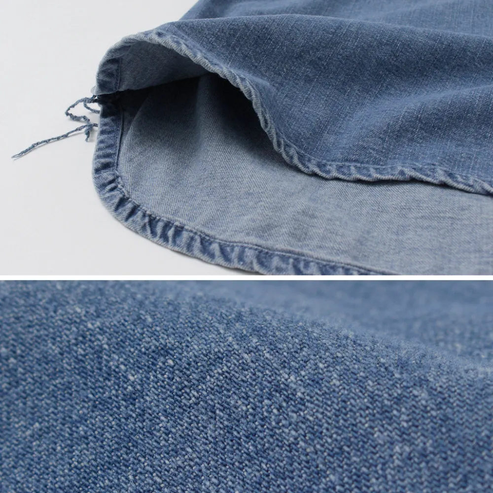 REMI RELIEF Shirts^/ SHORT DENIM WESTERN SHIRT