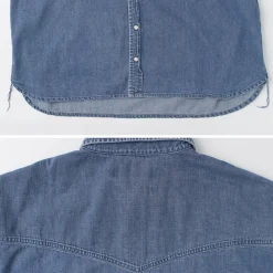 REMI RELIEF Shirts^/ SHORT DENIM WESTERN SHIRT