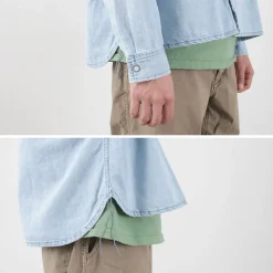 REMI RELIEF Shirts^/ SHORT DENIM WESTERN SHIRT