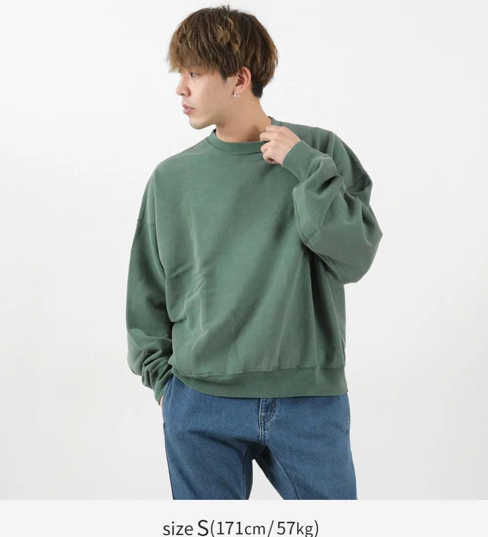 REMI RELIEF Sweatshirts^/ SP Processed Lining BIG Size Crew