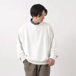 REMI RELIEF Sweatshirts^/ SP Processed Lining BIG Size Crew
