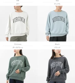 REMI RELIEF Sweatshirts^/ SP processed back pile crew (VIRGINIA) Sweatshirt