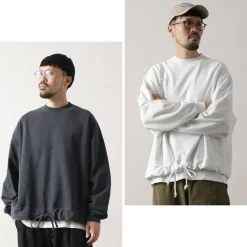 REMI RELIEF Sweatshirts^/ SP Processed Lined Outdoor BIG Size Crew