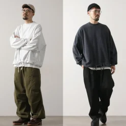 REMI RELIEF Sweatshirts^/ SP Processed Lined Outdoor BIG Size Crew