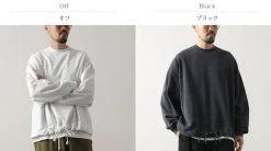 REMI RELIEF Sweatshirts^/ SP Processed Lined Outdoor BIG Size Crew
