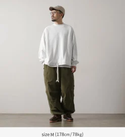 REMI RELIEF Sweatshirts^/ SP Processed Lined Outdoor BIG Size Crew
