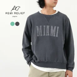 REMI RELIEF Sweatshirts^/ SP processed lined crew (MIAMI)