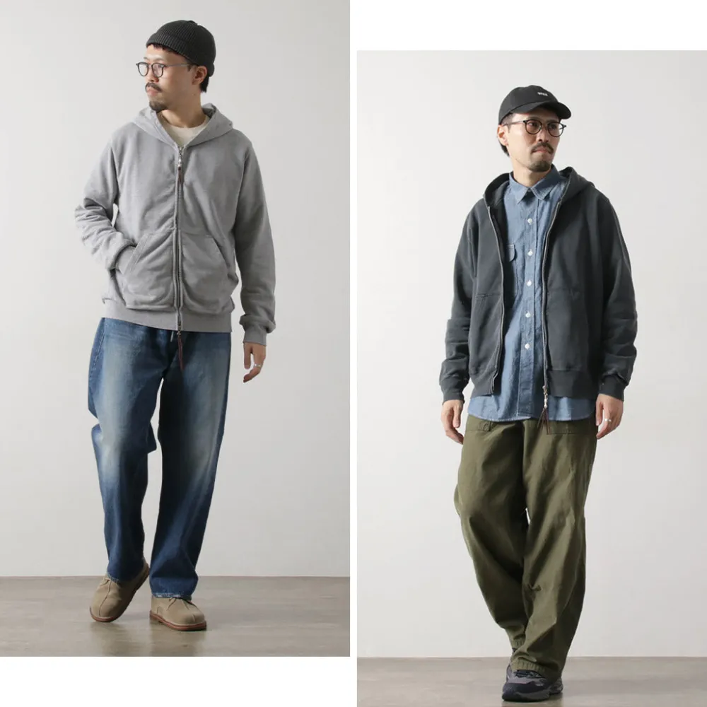 REMI RELIEF Sweatshirts^/ SP processing Pile-lining ZIP Hoodie (Plain)