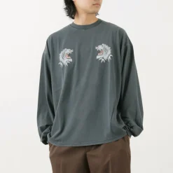 REMI RELIEF T-Shirts^/ Special Order HARD Special Processing 20 Jersey Long Sleeve T-Shirt (Tiger Pattern)