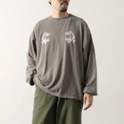 REMI RELIEF T-Shirts^/ Special Order HARD Special Processing 20 Jersey Long Sleeve T-Shirt (Tiger Pattern)