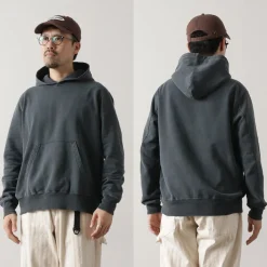REMI RELIEF Sweatshirts^/ SP-Finished Pile Hoodie (Solid Color)