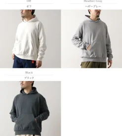 REMI RELIEF Sweatshirts^/ SP-Finished Pile Hoodie (Solid Color)