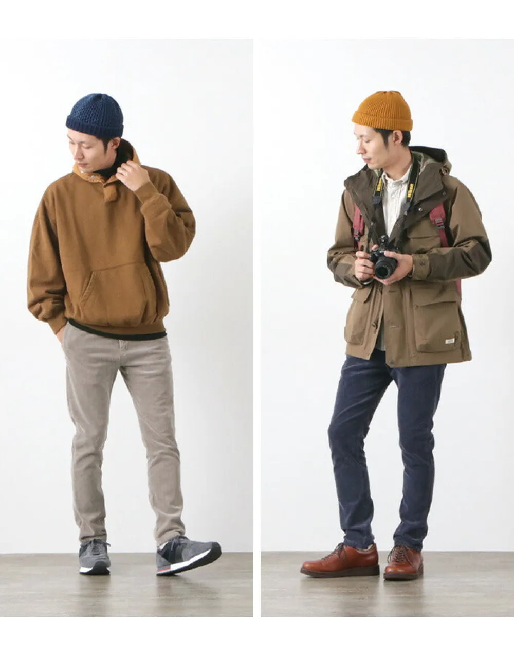 REMI RELIEF Trousers^/ Stretch Corduroy Easy Pants