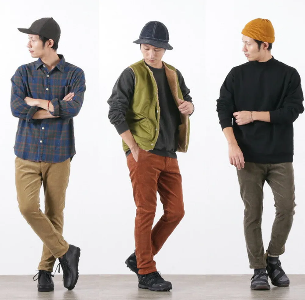 REMI RELIEF Trousers^/ Stretch Corduroy Easy Pants