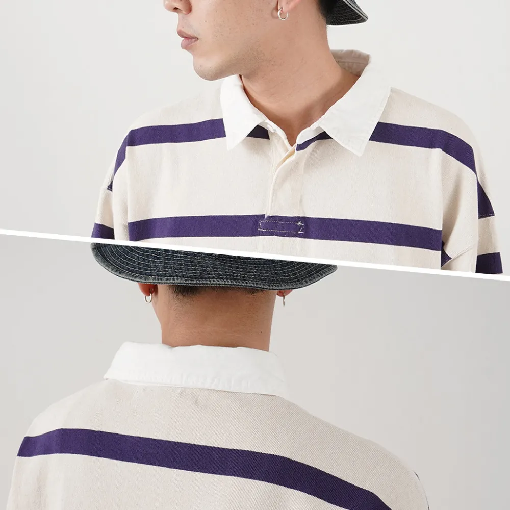 REMI RELIEF T-Shirts^/ Stripe Rugger Shirt