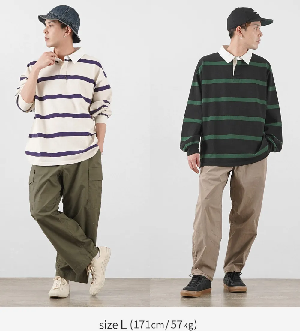 REMI RELIEF T-Shirts^/ Stripe Rugger Shirt