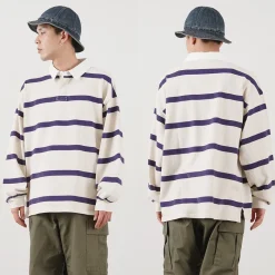 REMI RELIEF T-Shirts^/ Stripe Rugger Shirt