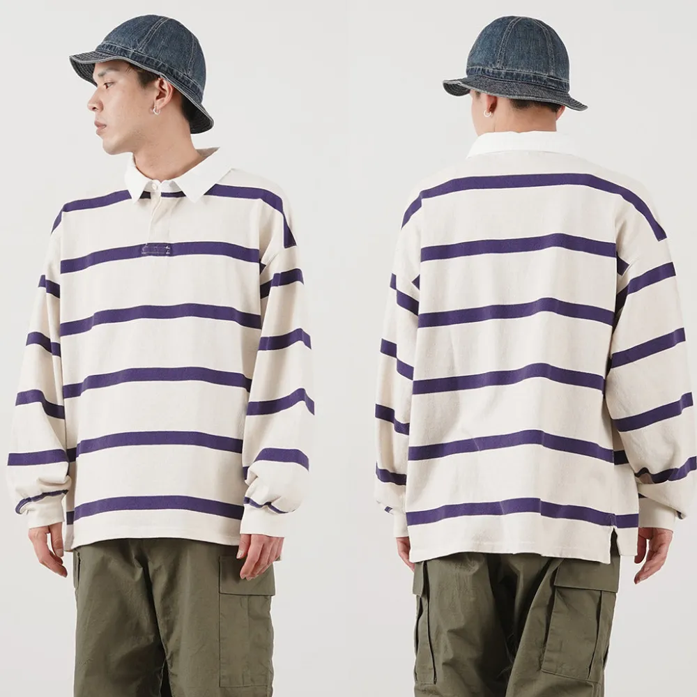 REMI RELIEF T-Shirts^/ Stripe Rugger Shirt