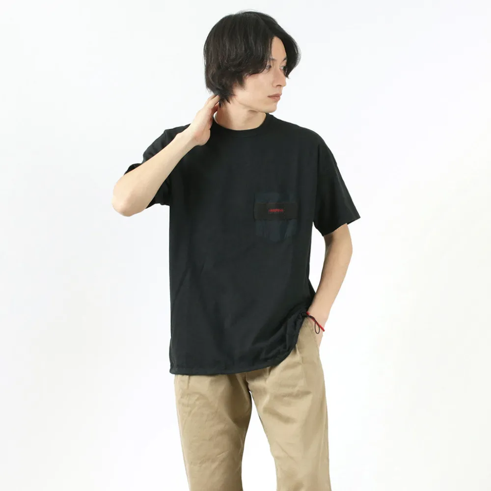 REMI RELIEF T-Shirts^x BRIEFING / Collaboration jersey pocket T-shirt
