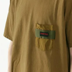 REMI RELIEF T-Shirts^x BRIEFING / Collaboration jersey pocket T-shirt