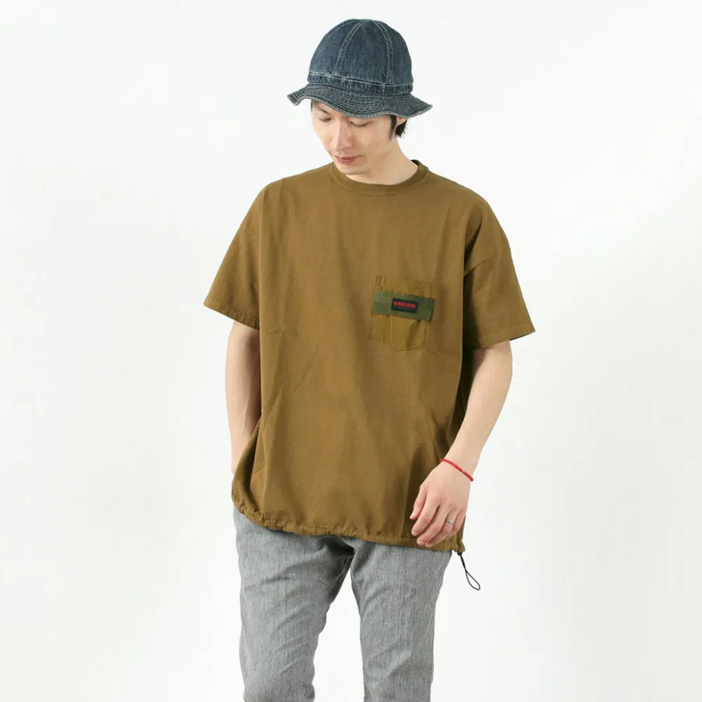 REMI RELIEF T-Shirts^x BRIEFING / Collaboration jersey pocket T-shirt