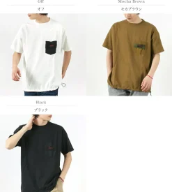 REMI RELIEF T-Shirts^x BRIEFING / Collaboration jersey pocket T-shirt