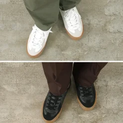 REPRODUCTION OF FOUND Sneakers^/ German military trainers Shrink leather Sneaker
