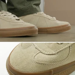 REPRODUCTION OF FOUND Sneakers^/ German military trainers half cut shrink leather Sneaker