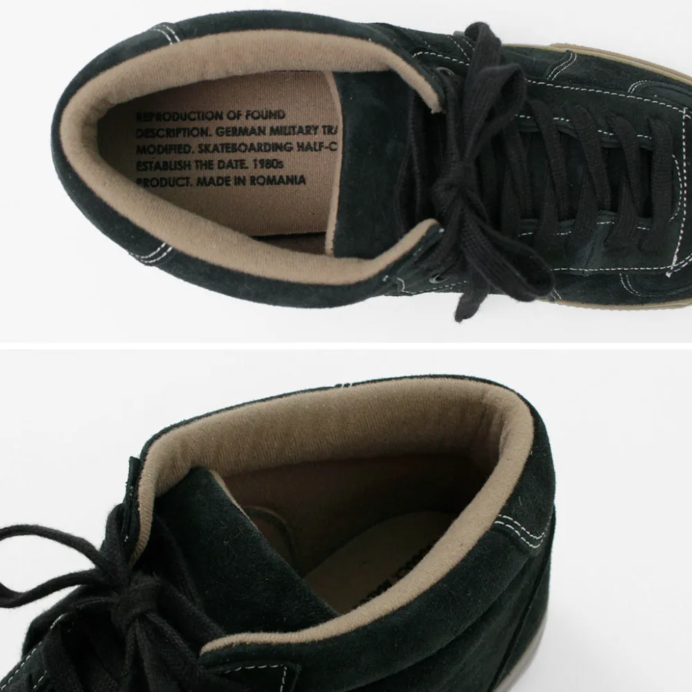 REPRODUCTION OF FOUND Sneakers^/ German military trainers half cut shrink leather Sneaker