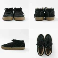REPRODUCTION OF FOUND Sneakers^/ German military trainers half cut shrink leather Sneaker