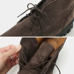 REPRODUCTION OF FOUND Leather Shoes & Boots^/ US Navy Military Chukka Leather Boots