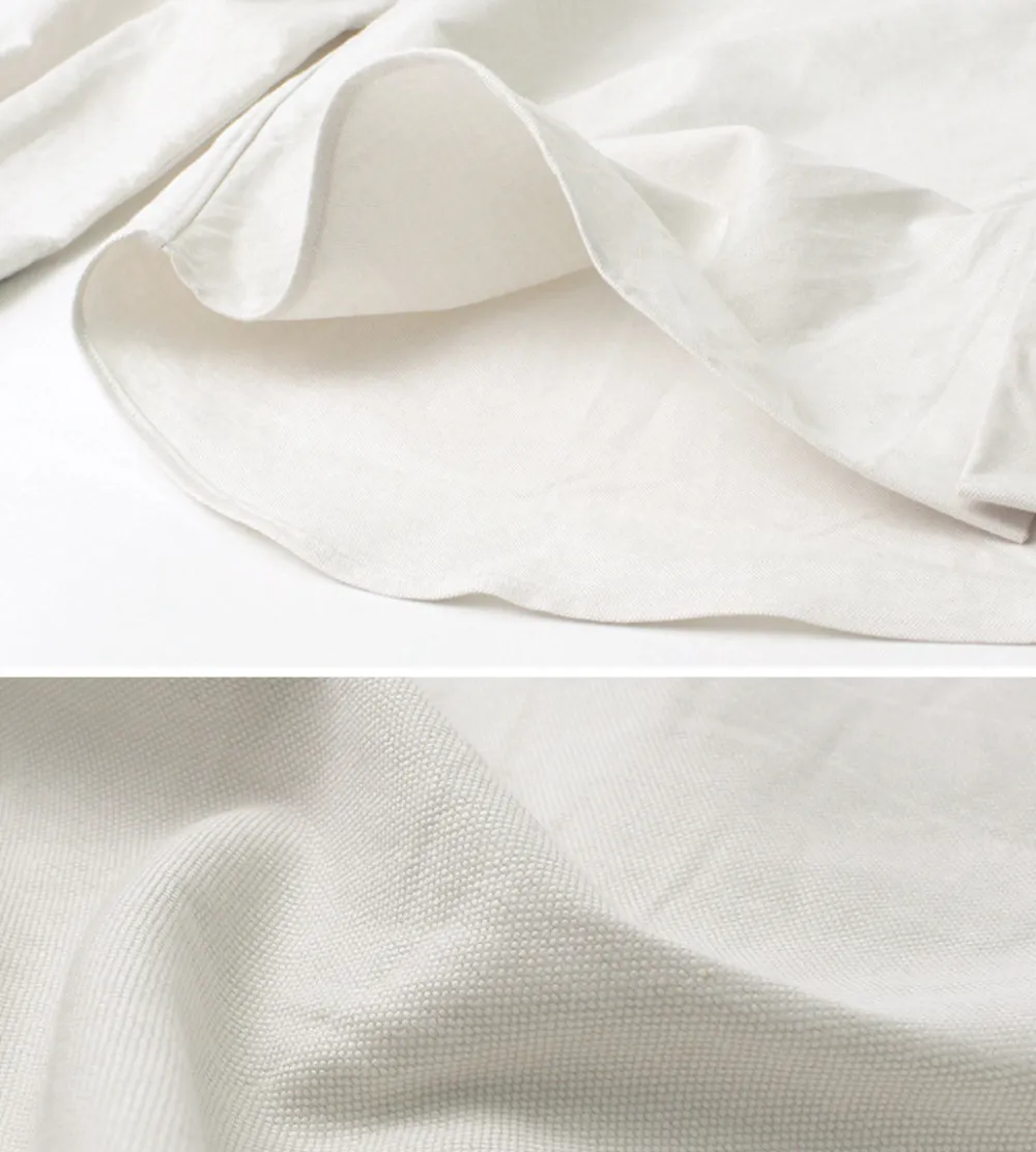 ROCOCO Shirts^/ American Ox Band Collar Shirt