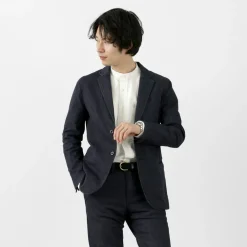 ROCOCO Shirts^/ American Ox Band Collar Shirt