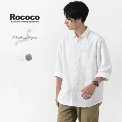 ROCOCO Shirts^/ American Ox Wide Shirt Regular Collar