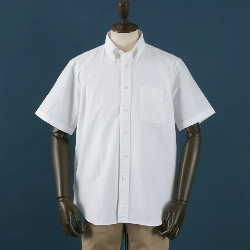 ROCOCO Shirts^/ American Oxford S/S Classic Button Down Shirt