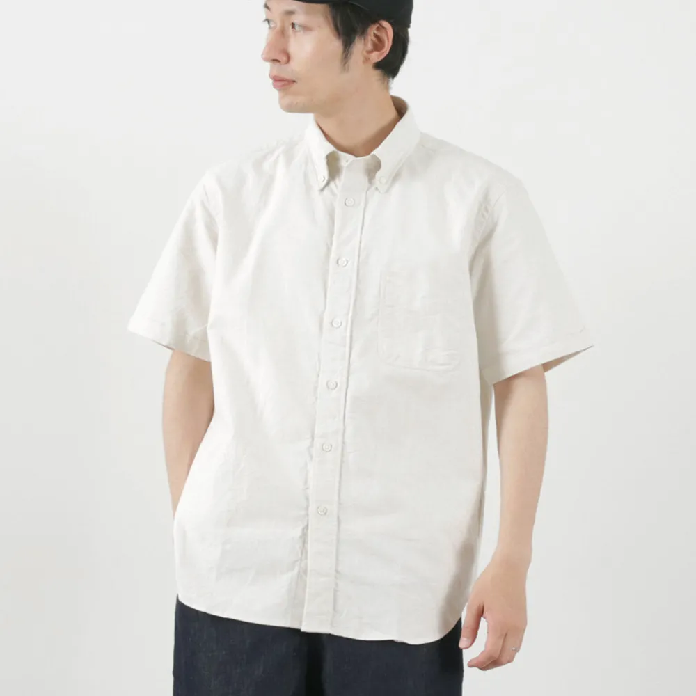 ROCOCO Shirts^/ American Oxford S/S Classic Button Down Shirt