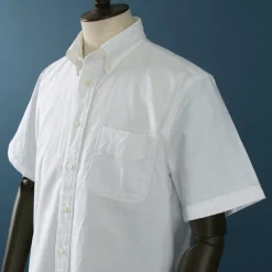 ROCOCO Shirts^/ American Oxford S/S Classic Button Down Shirt