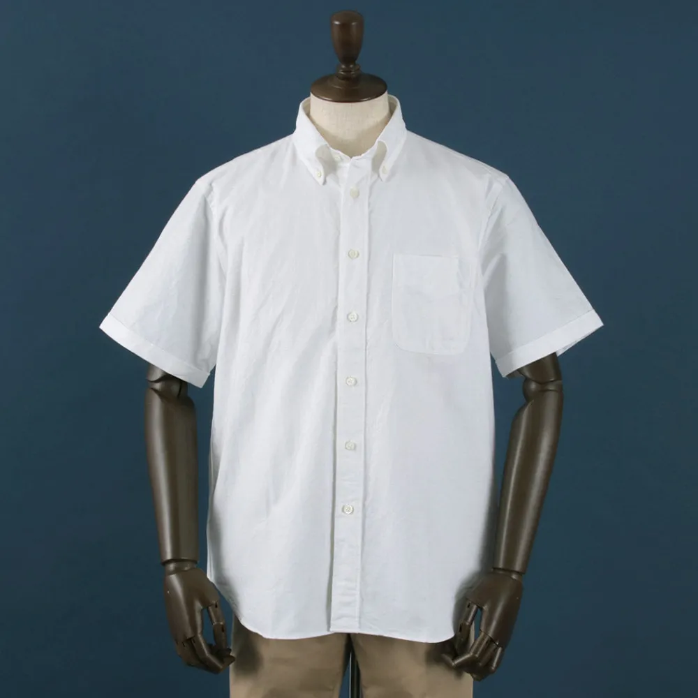 ROCOCO Shirts^/ American Oxford S/S Classic Button Down Shirt
