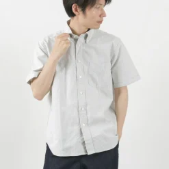 ROCOCO Shirts^/ American Oxford S/S Classic Button Down Shirt