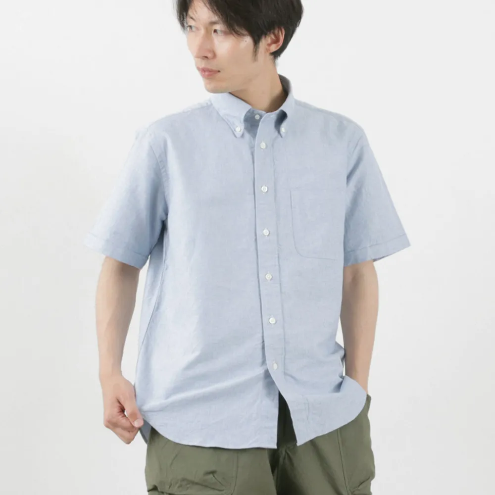 ROCOCO Shirts^/ American Oxford S/S Classic Button Down Shirt