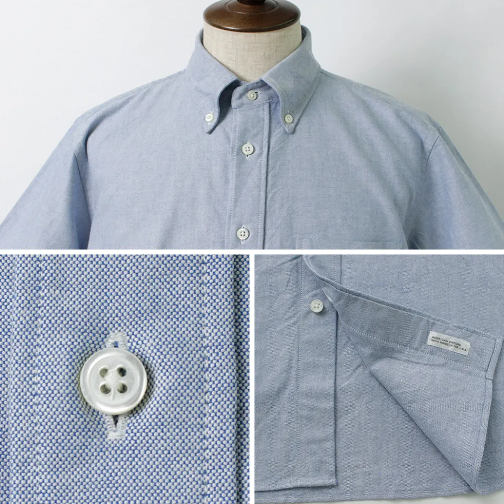 ROCOCO Shirts^/ American Oxford S/S Classic Button Down Shirt